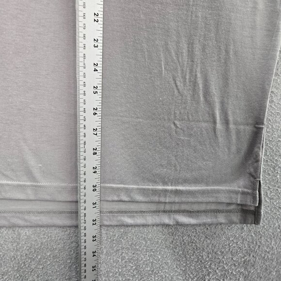 Tesla Men Shirt 2XL Gray Logo Embroidered Short Sleeve - Picture 4 of 10